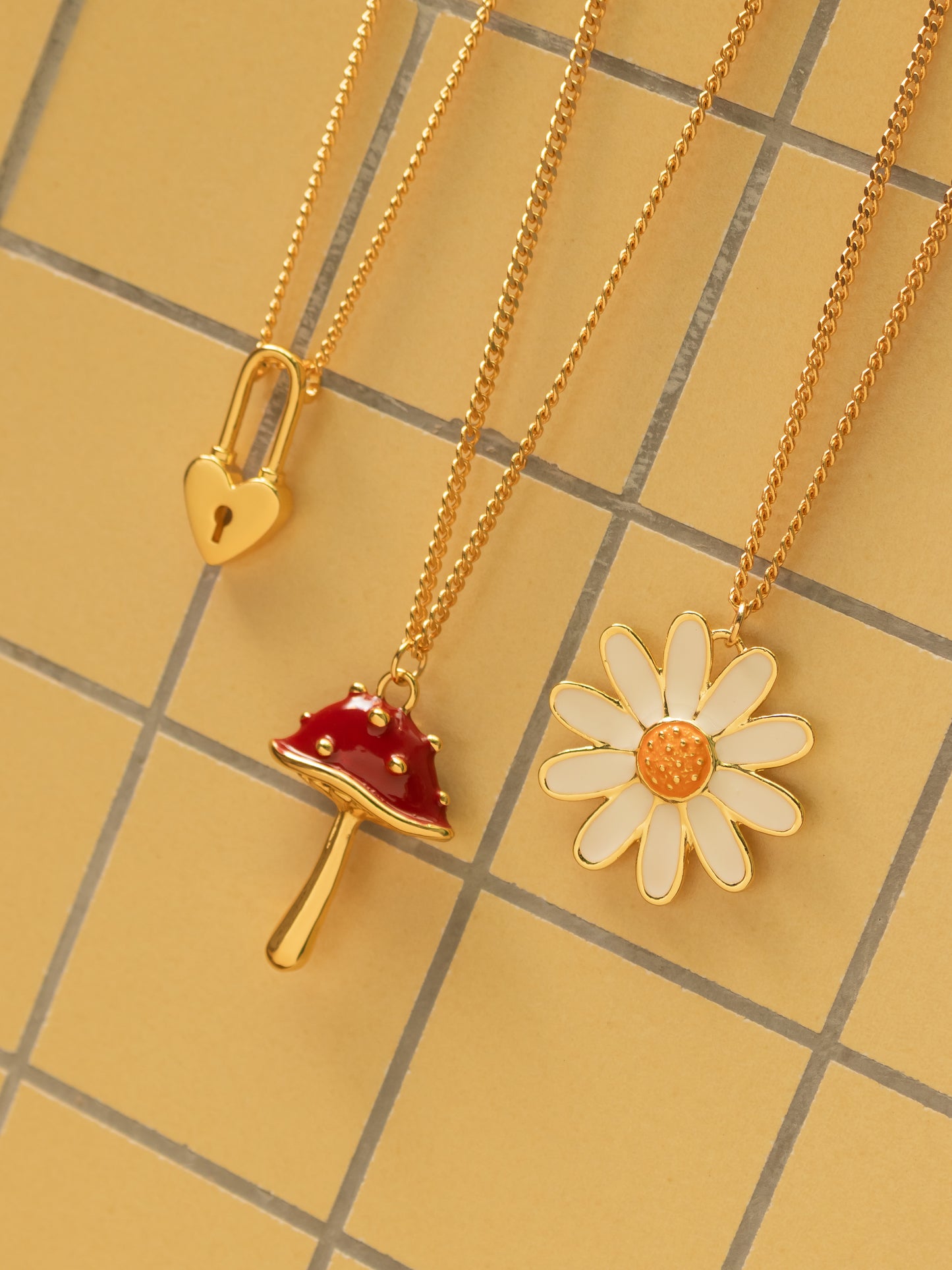Collar Maxi Margarita + Aretes