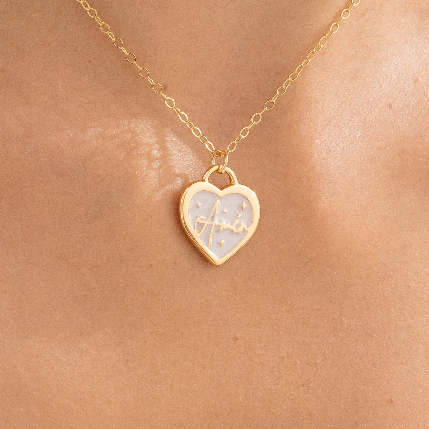 Cadena Con Dije Religioso + Aretes