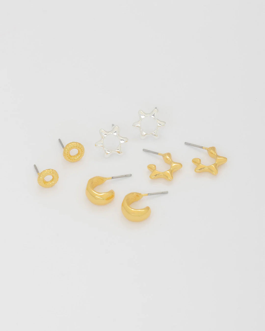 Set X4 Aretes Estrella .