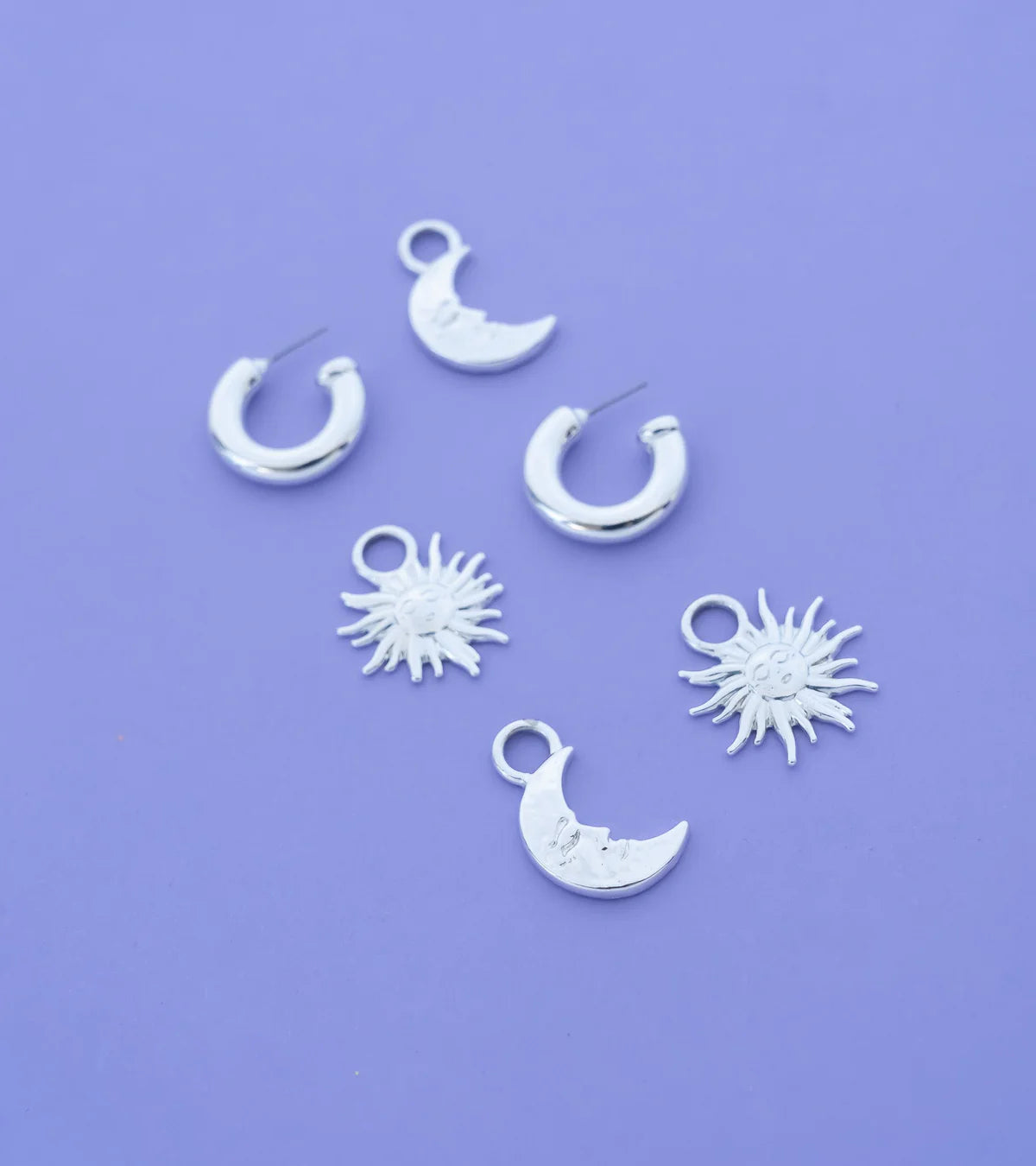 Argolla Luna y Sol Silver
