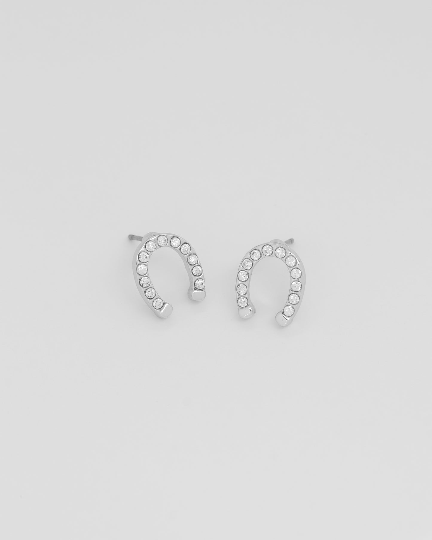 Aretes Herradura Cristales