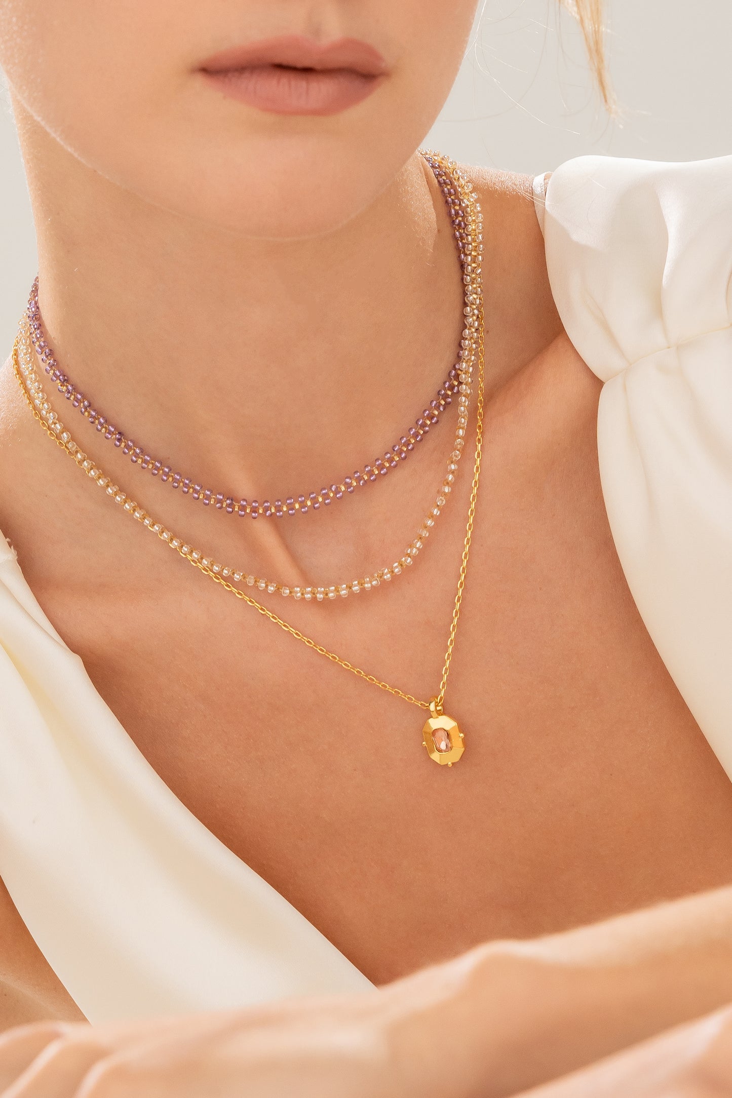 Choker Tejido Metales