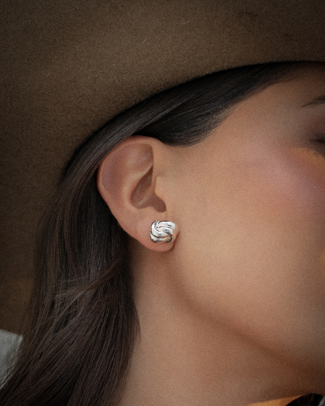 Arete Nudo Plata