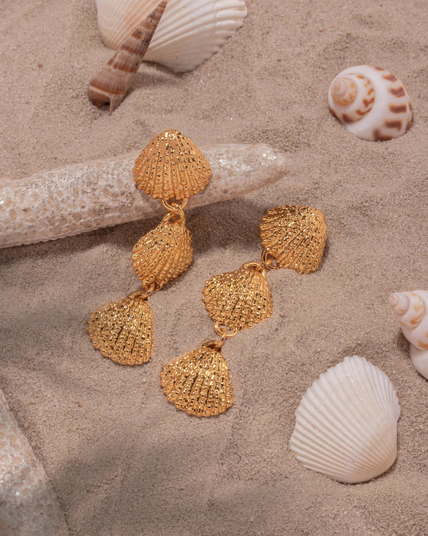 Maxi Aretes Concha Largo