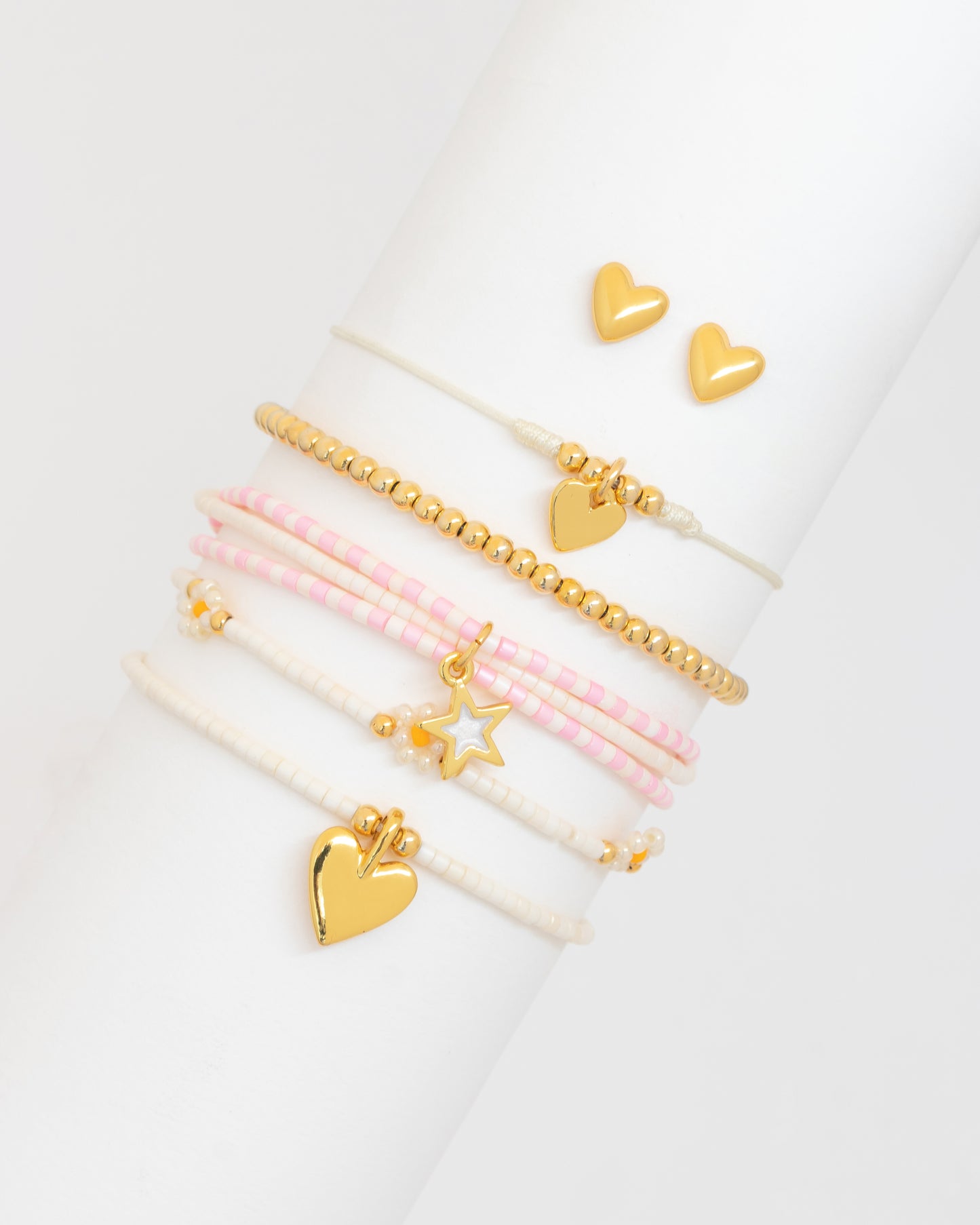 Set X5 Pulseras Margaritas