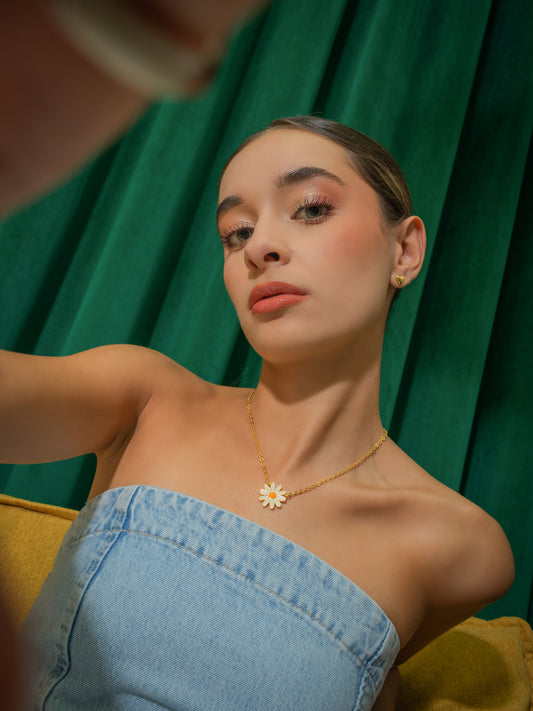 Collar Margarita + Aretes