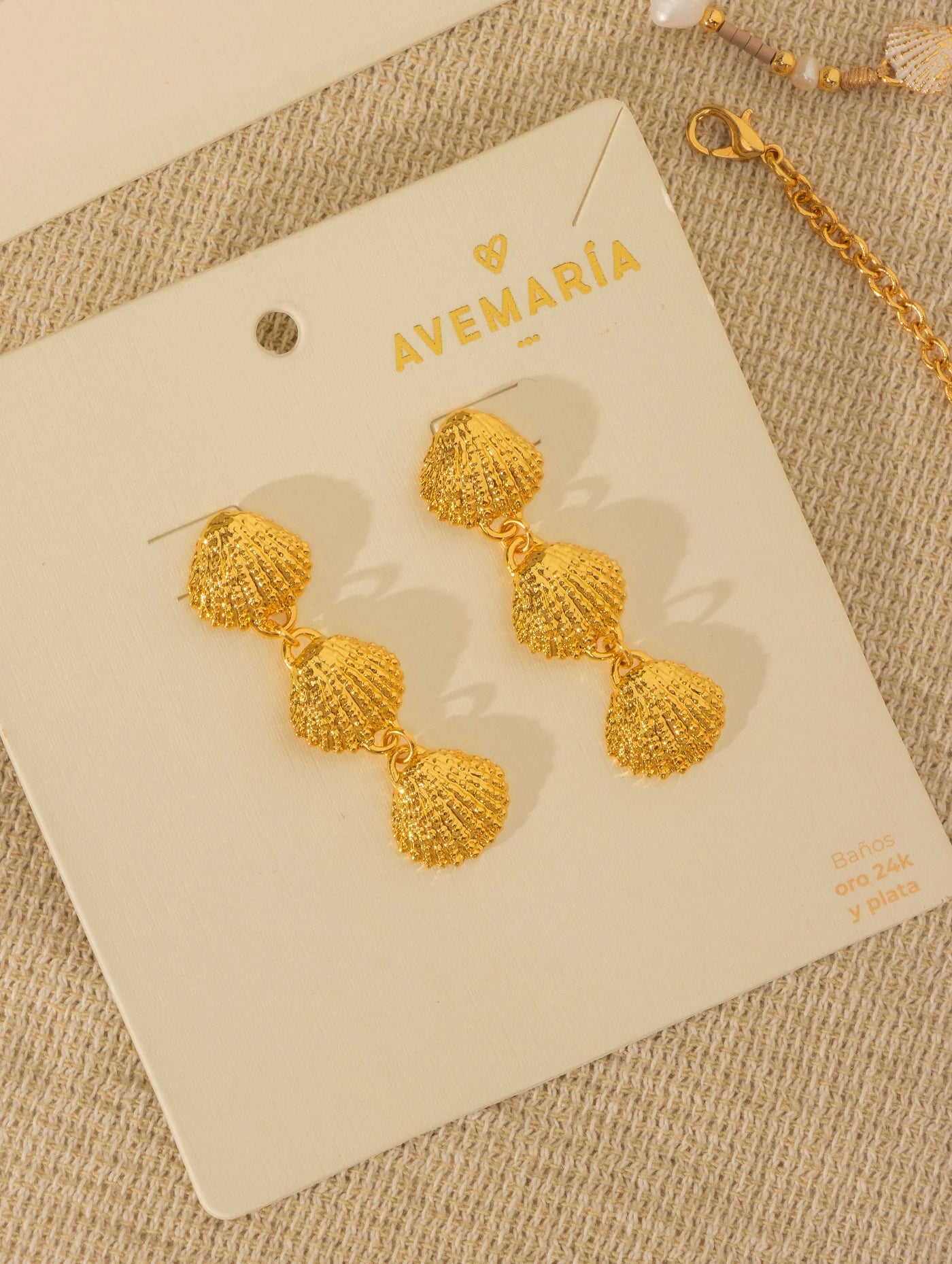 Maxi Aretes Concha Largo