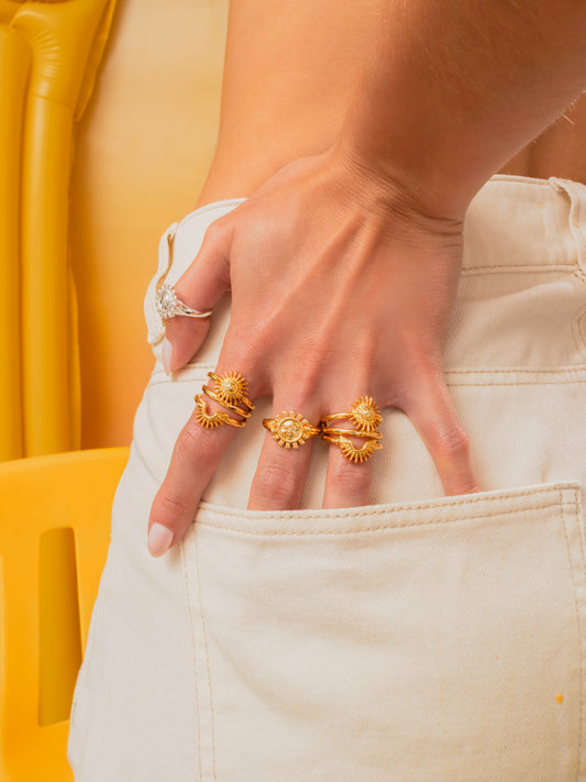 Set X3 Anillos Solsticio