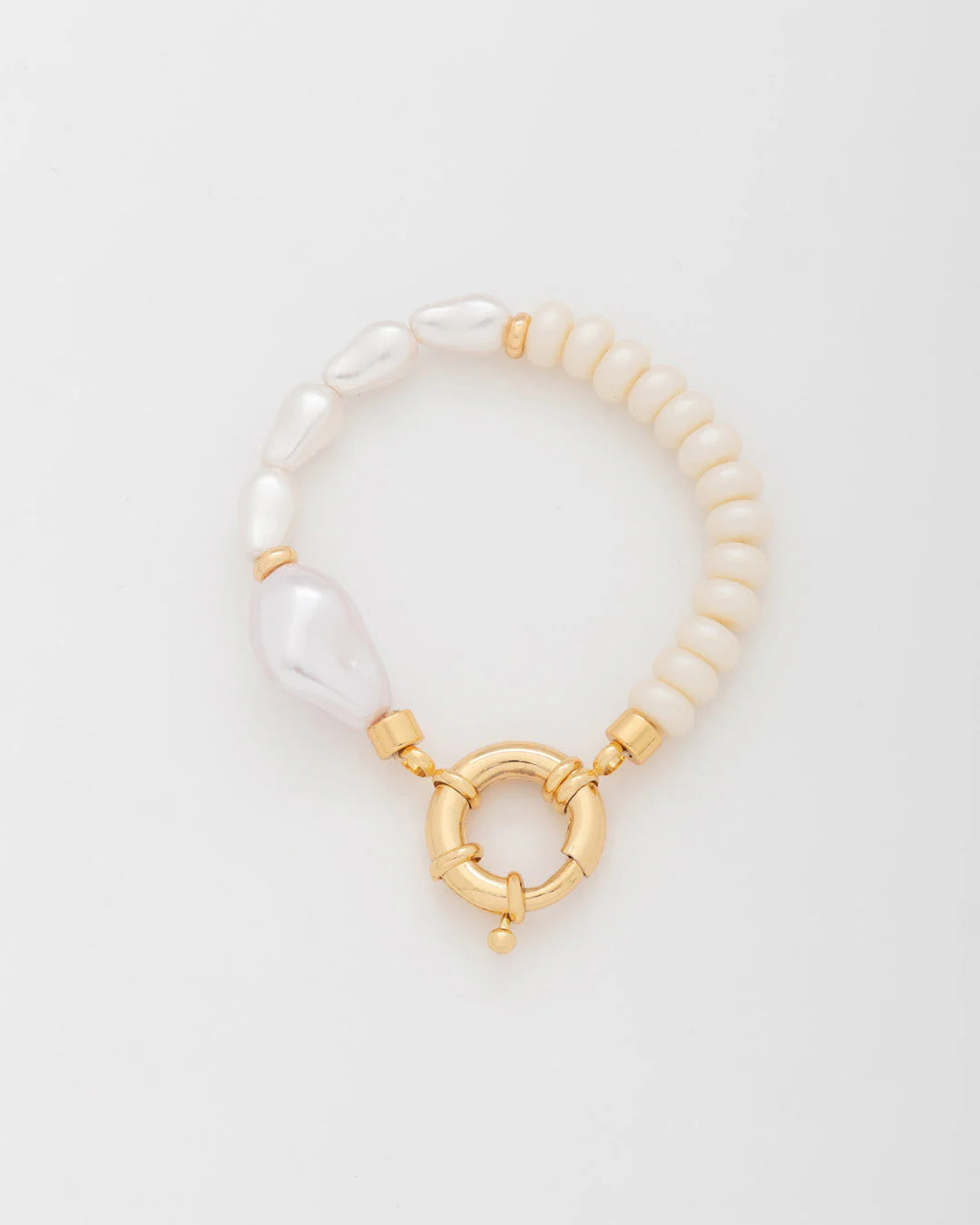 Pulsera Perla Broche + Aretes