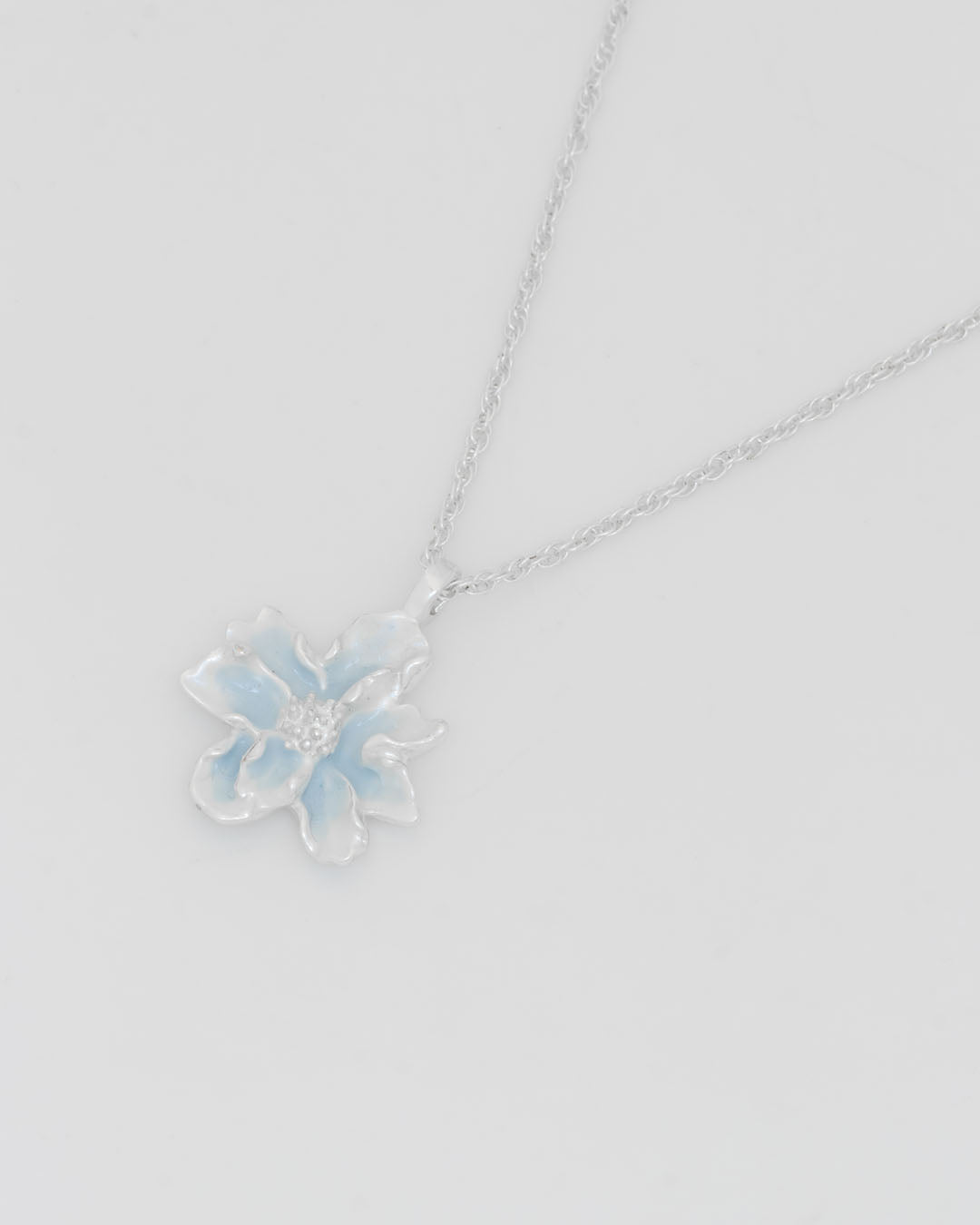 Collar Flor Plata