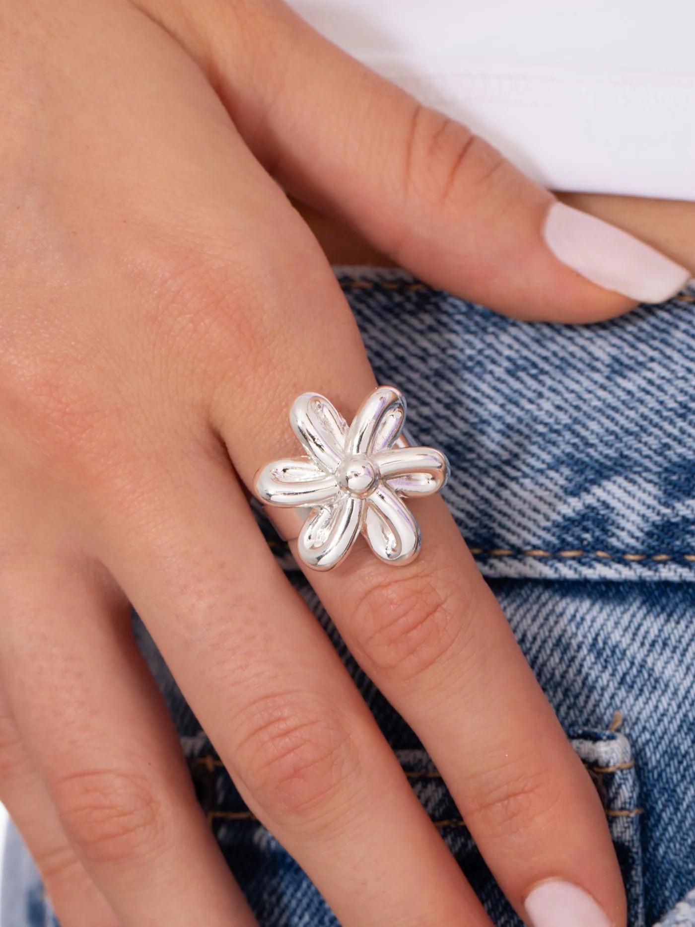 Anillo Flor Flexi Globo