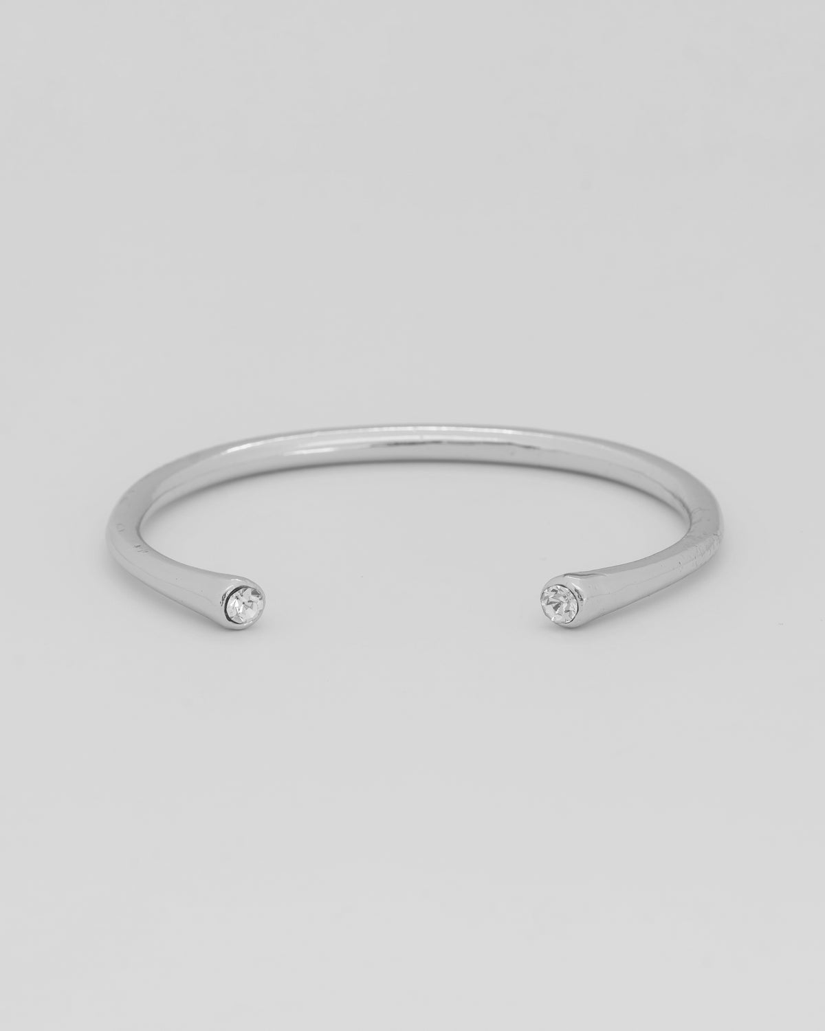 Brazalete Cristal Puntas Plata