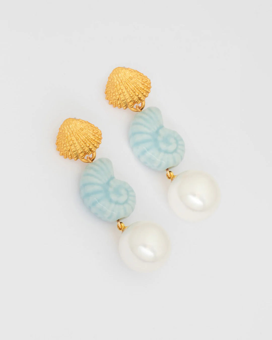 Aretes Caracol Perla