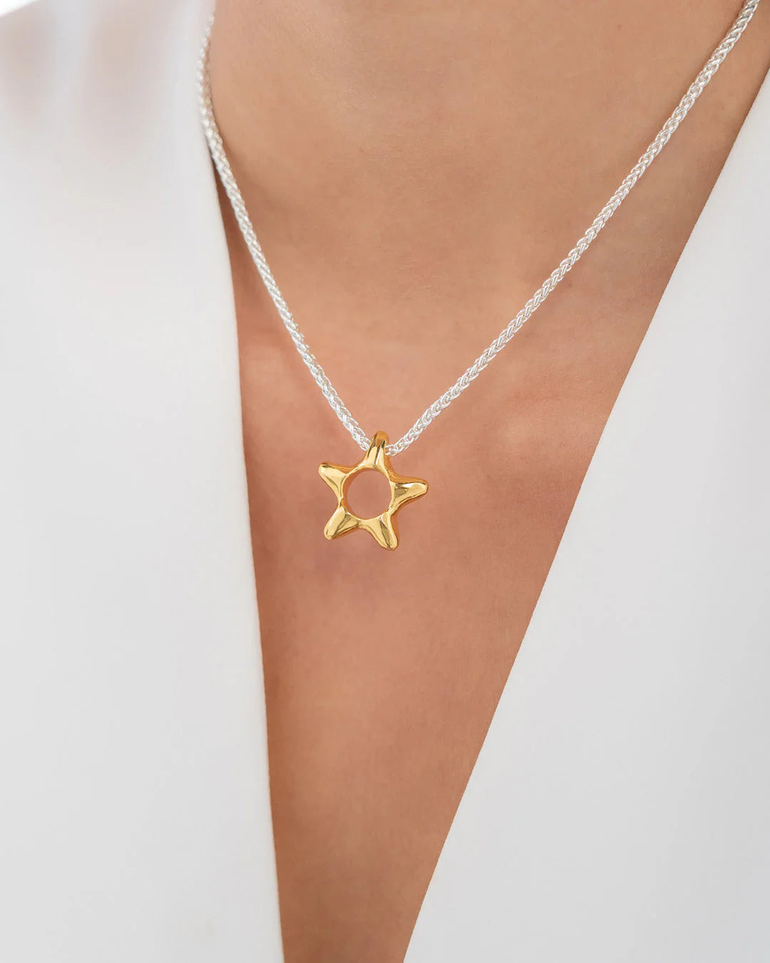 Collar Estrella Silueta Maxi