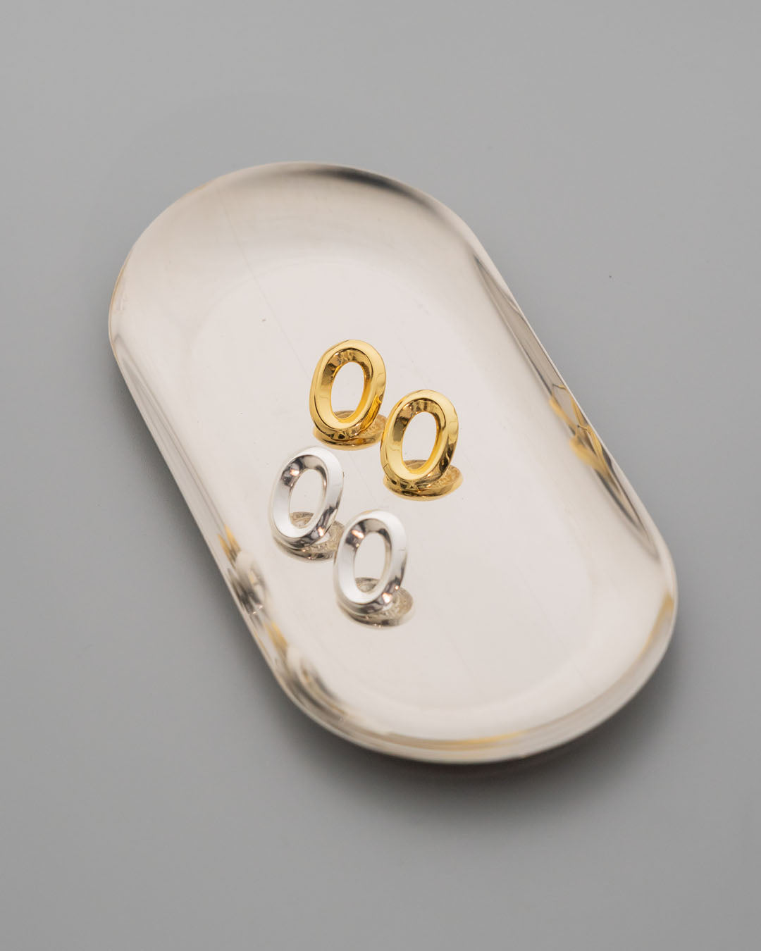 Aretes Maxi Ovalo Plata