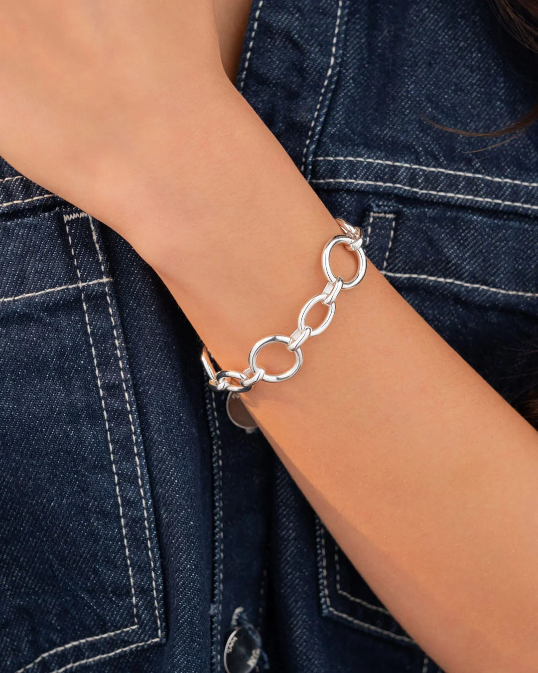Pulsera Cadena Plata