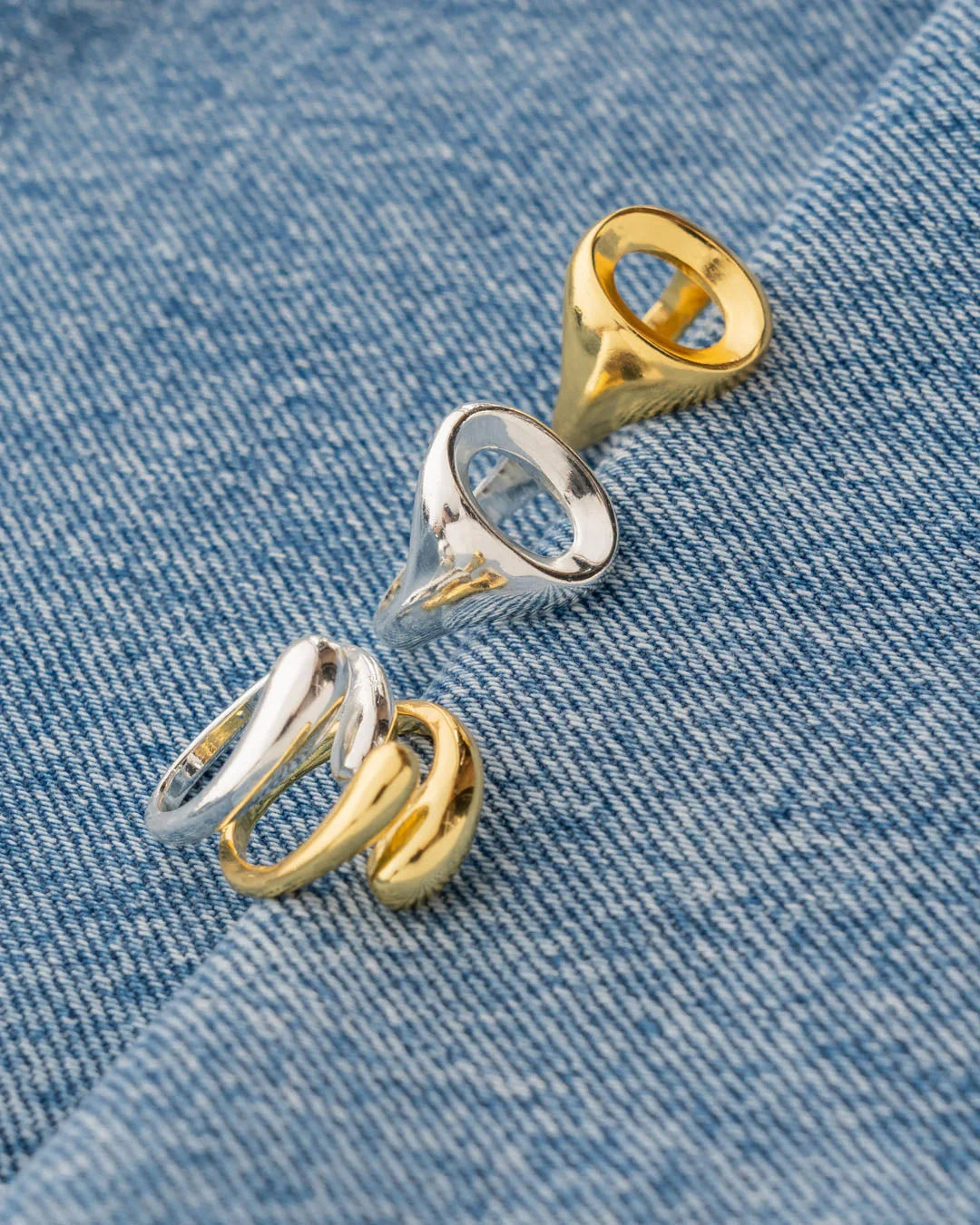 Anillo Duo Oro Silver