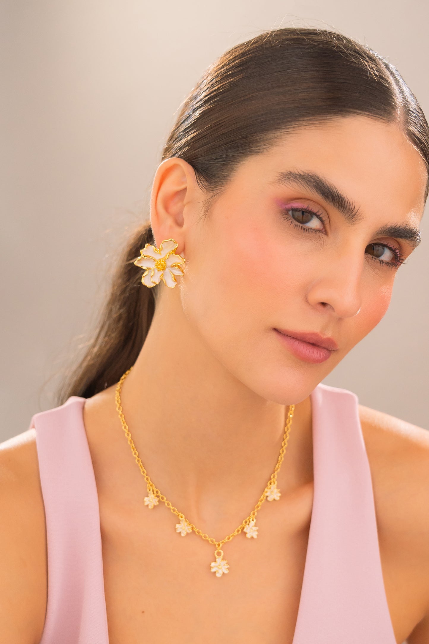 Aretes Vera Perlado