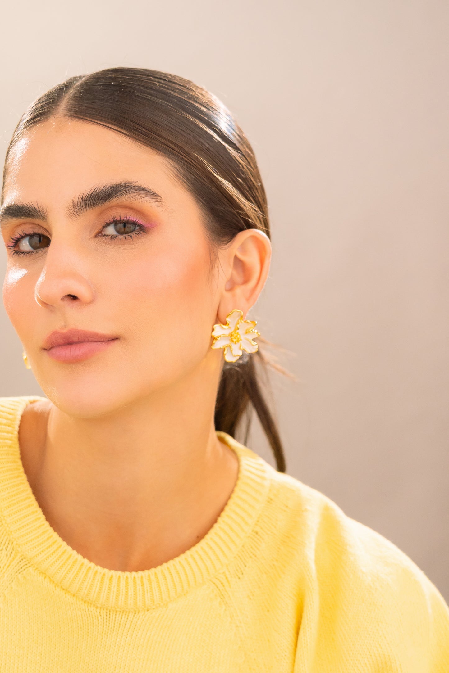 Aretes Vera Perlado