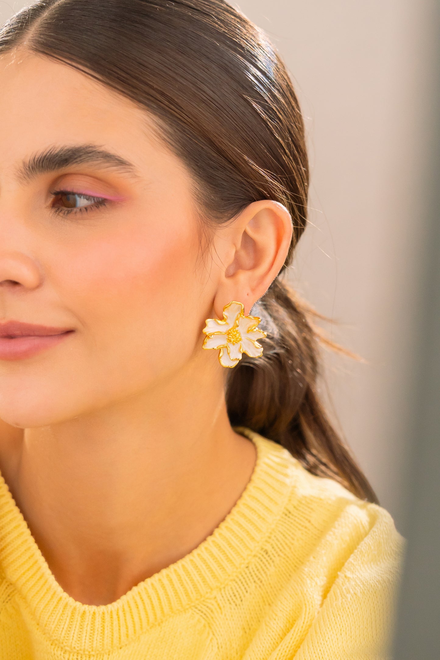 Aretes Vera Perlado
