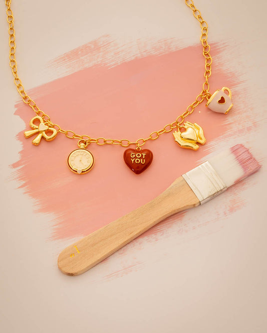 Collar Multicharms Formas del Amor